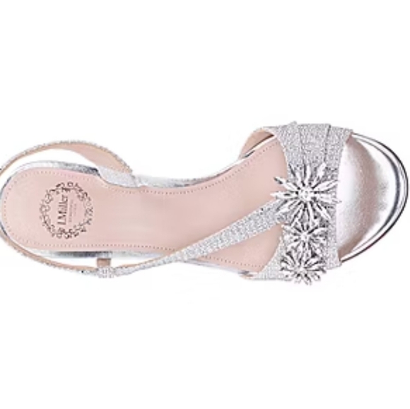 I. Miller Lionel Silver Round Open Toe Women's Flat Heel Pumps. - Picture 15 of 16